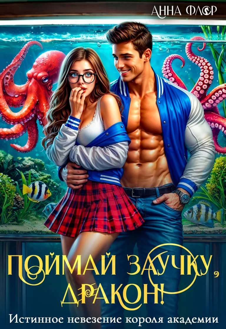 Поймай заучку, дракон! Истинное невезение короля академии / Анна Флор