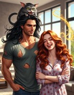 Кот , футболка и утренняя улыбка / Tanya Blackwood